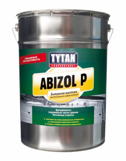ABIZOL P Битумная Мастика для Бесшовной Гидроизоляции - Tytan ABIZOL P Битумная Мастика для