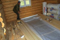Иногда для необходима замена пола в деревянном доме